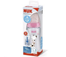 Kojenecká láhev NUK FC+Temperature Control 300 ml BOX-Flow Control savička pink