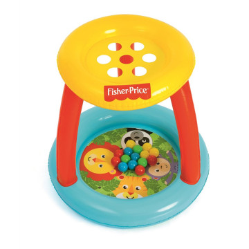 Dětské nafukovací hrací centrum s otvory pro míčky Fisher Price