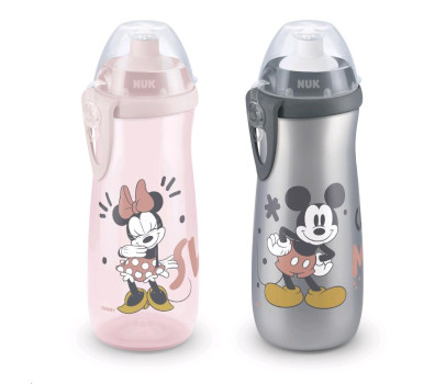 Dětská láhev NUK Sports Cup Disney Cool Mickey 450 ml grey