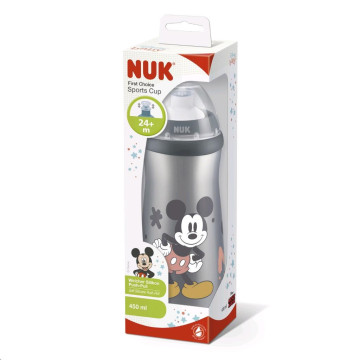 Dětská láhev NUK Sports Cup Disney Mickey 450 ml red