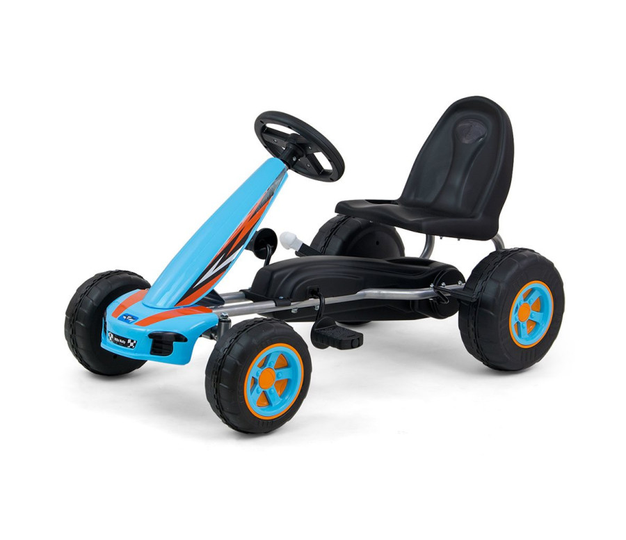 Dětská šlapací motokára Go-kart Milly Mally Viper modrá, Modrá Dětská šlapací motokára Go-kart Milly Mally Viper modrá, Modrá
