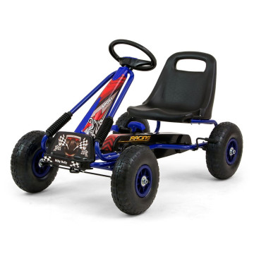 Dětská šlapací motokára Go-kart Milly Mally Thor modrá, Modrá