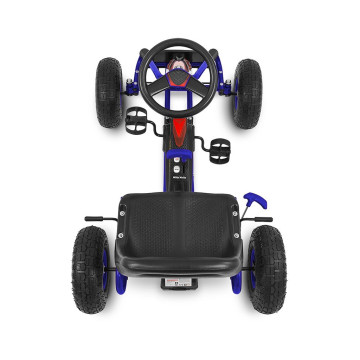 Dětská šlapací motokára Go-kart Milly Mally Thor modrá, Modrá