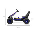 Dětská šlapací motokára Go-kart Milly Mally Thor modrá, Modrá Dětská šlapací motokára Go-kart Milly Mally Thor modrá, Modrá