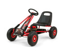 Dětská šlapací motokára Go-kart Milly Mally Thor červená, Červená Dětská šlapací motokára Go-kart Milly Mally Thor červená, Červená