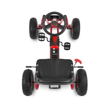 Dětská šlapací motokára Go-kart Milly Mally Thor červená, Červená