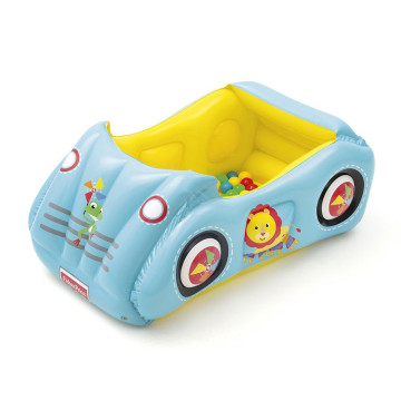 Dětské nafukovací autíčko Fisher-Price s míčky 119x79x51 cm