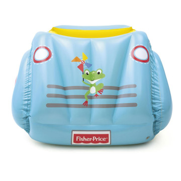 Dětské nafukovací autíčko Fisher-Price s míčky 119x79x51 cm