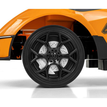 Odrážedlo se zvukem a vodící tyčí Milly Mally LAMBORGHINI ESSENZA SC V12 oranžové