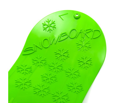 Dětský kluzák na sníh Baby Mix SNOWBOARD 72 cm zelený