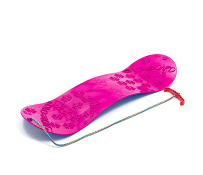 Dětský kluzák na sníh Baby Mix SNOWBOARD 72 cm růžový