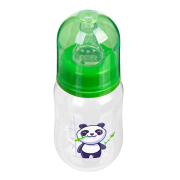 Láhev s obrázkem Akuku 125 ml panda zelená