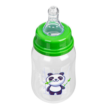 Láhev s obrázkem Akuku 125 ml panda zelená