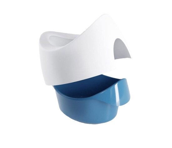 Dětský oboustranný ergonomický nočník s výlevkou Teggi modrý