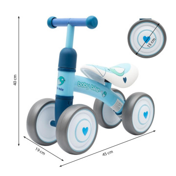 Dětské odrážedlo Baby Mix Baby Bike Fruit blue