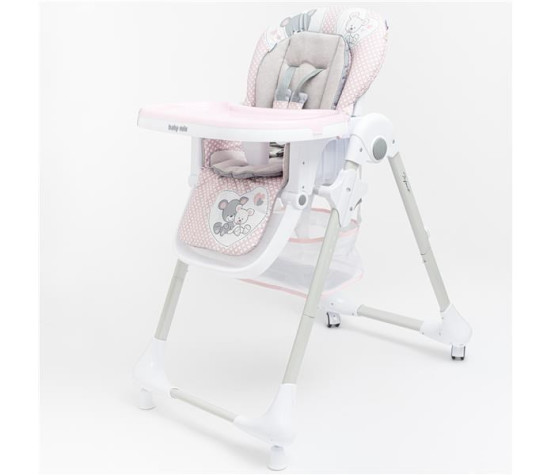 Jídelní židlička Baby Mix Infant pink