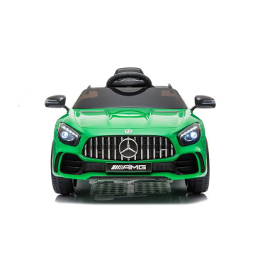 Elektrické autíčko Baby Mix Mercedes-Benz GTR-S AMG green