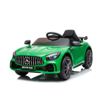 Elektrické autíčko Baby Mix Mercedes-Benz GTR-S AMG green