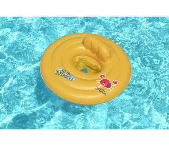 Nafukovací sedací kruh pro nejmenší Bestway Swim Safe Step A 69cm