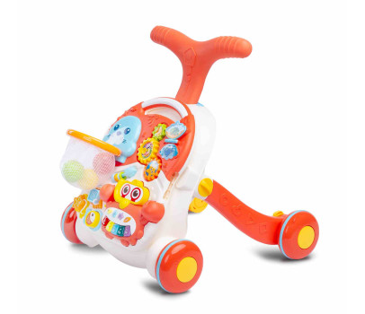 Dětské hrající edukační chodítko 2v1 Toyz Spark orange