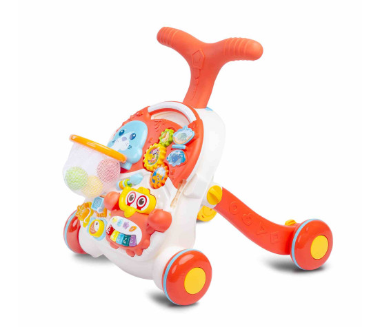 Dětské hrající edukační chodítko 2v1 Toyz Spark orange