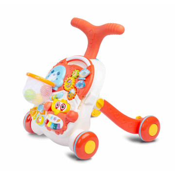 Dětské hrající edukační chodítko 2v1 Toyz Spark orange