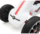 Dětská šlapací motokára Go-kart Milly Mally Abarth bílá Dětská šlapací motokára Go-kart Milly Mally Abarth bílá