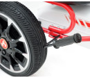 Dětská šlapací motokára Go-kart Milly Mally Abarth bílá Dětská šlapací motokára Go-kart Milly Mally Abarth bílá