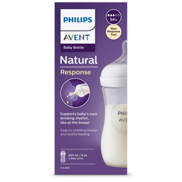 Láhev Avent Natural Response 260 ml +1m