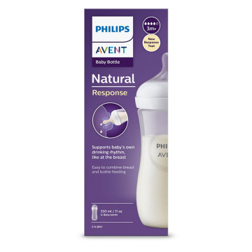 Láhev Avent Natural Response 330 ml +3m