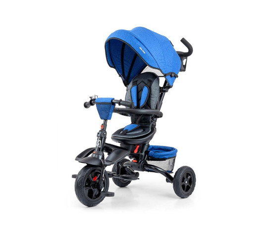 Dětská tříkolka 6v1 Milly Mally Stanley navy-black