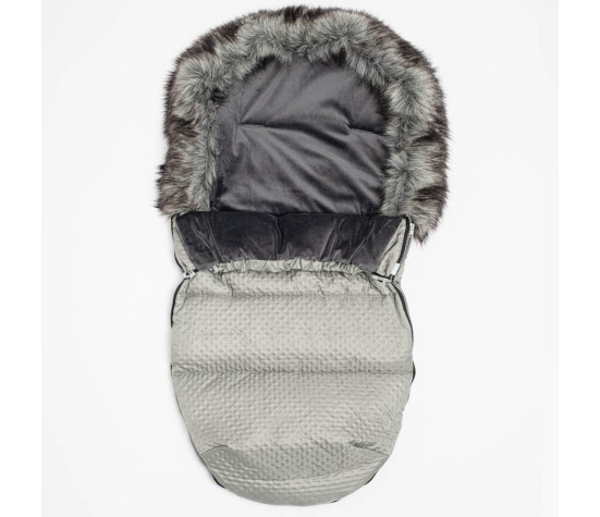 Zimní fusak New Baby Lux Fleece grey