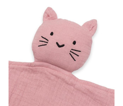 Mušelínový usínáček New Baby Cat pink