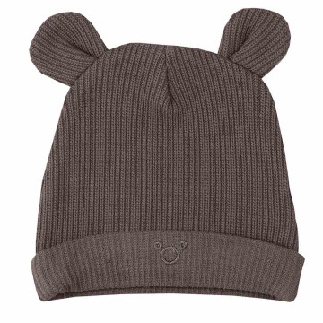 Kojenecká čepička Koala Pure brown