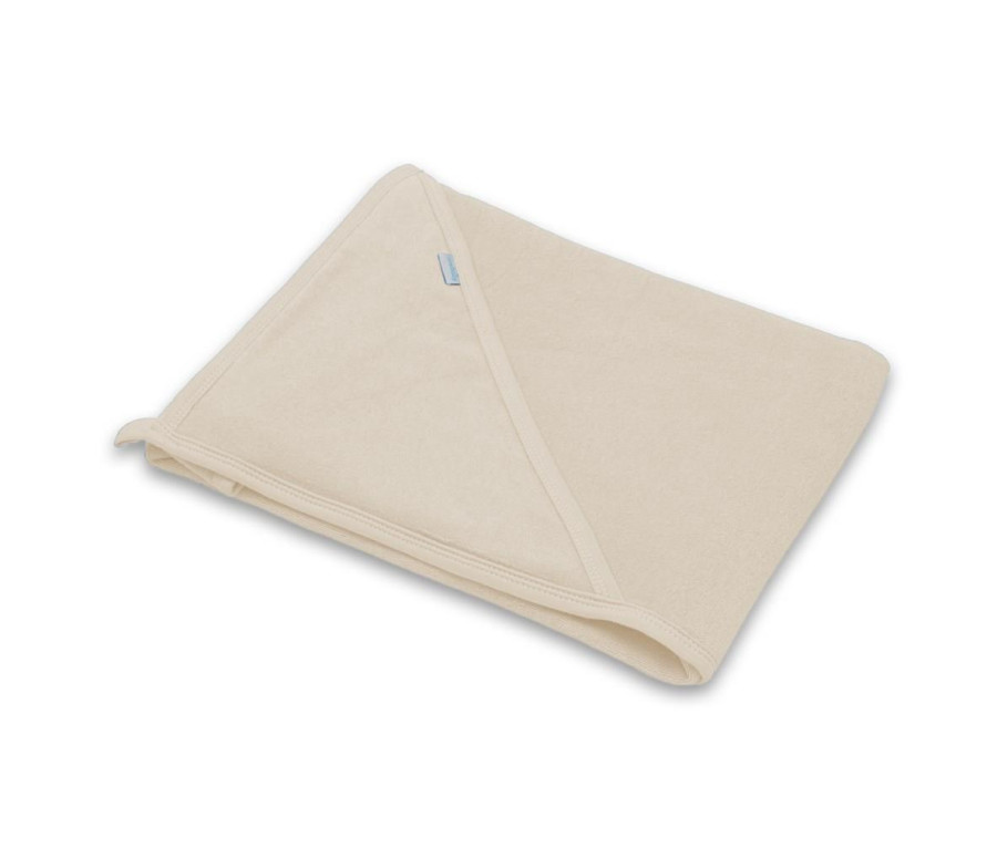 Dětská luxusní froté osuška s kapucí New Baby Comfortably 100x100 cm beige