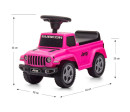 Odrážedlo Jeep Rubicon Gladiator Milly Mally růžové