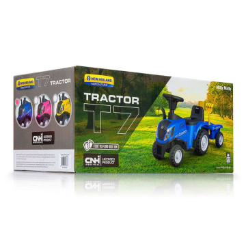 Odrážedlo NEW HOLLAND T7 TRAKTOR Milly Mally modré