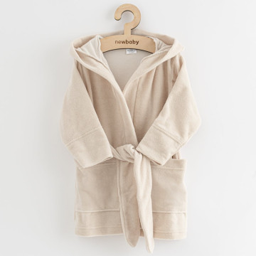 Dětský froté župan New Baby Comfortably beige