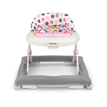 Dětské chodítko Milly Mally Patrol Pastel Dots, Multicolor