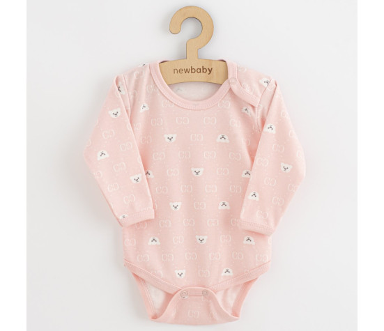 Kojenecké body New Baby Classic II medvídek bílý