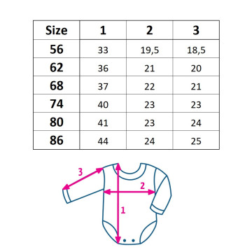 Kojenecké body New Baby Classic II medvídek růžový