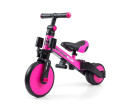 Dětská tříkolka 4v1 Milly Mally Optimus Plus s vodící tyčí pink, Růžová Dětská tříkolka 4v1 Milly Mally Optimus Plus s vodící tyčí pink, Růžová