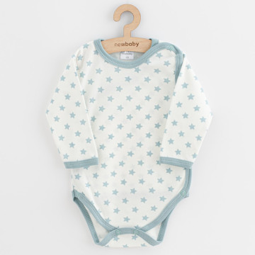 Kojenecké celorozepínací body New Baby Classic II Uni 3ks mátové