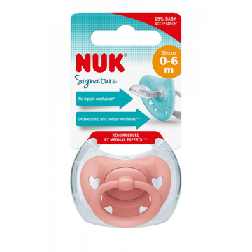 Šidítko NUK Signature 0-6m zelená