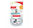 Šidítko Space NUK 0-6m Disney Mickey Mouse šedá