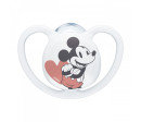 Šidítko Space NUK 6-18m Disney Mickey Mouse bílá