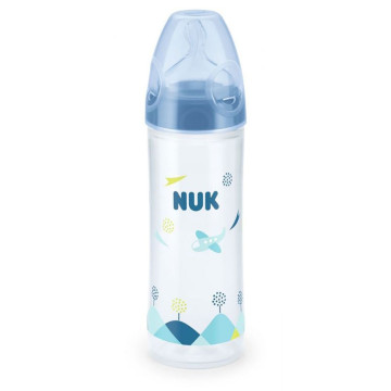 Kojenecká láhev NUK LOVE 250 ml, 6-18 m modrá