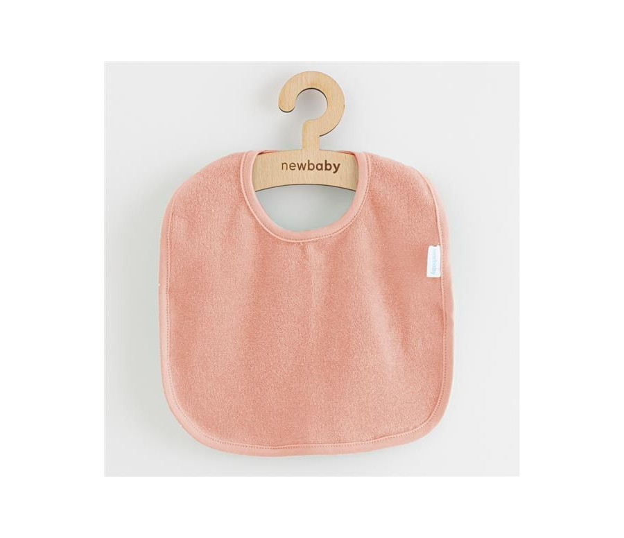 Dětský froté bryndák New Baby Comfortably pink