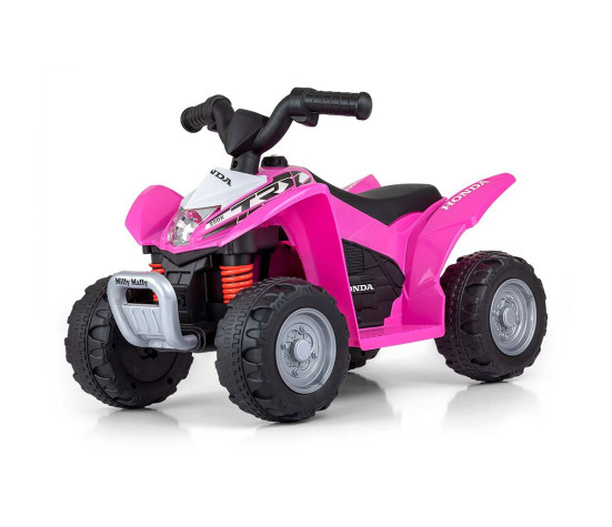 Elektrická čtyřkolka Milly Mally Honda ATV růžová