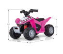 Elektrická čtyřkolka Milly Mally Honda ATV růžová Elektrická čtyřkolka Milly Mally Honda ATV růžová